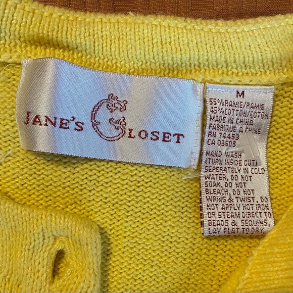 Vintage Women’s Flamingo Cardigan Sweater - Picture 5 of 7